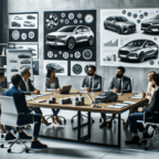 Autohersteller Management am runden Tisch KI generiert